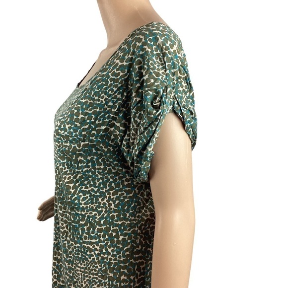 French Connection Shirt Dress Size 6 Multicolor Animal Print - Picture 4 of 8